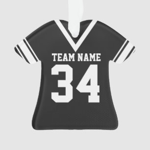Uniforme noire de football Jersey
