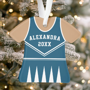 Uniforme personnalisé de cheerleader Navy