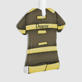 Uniforme pompier personnalisé (devant)