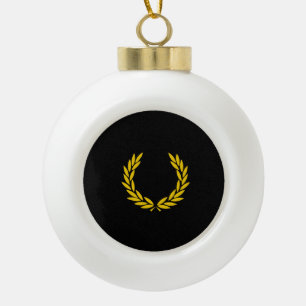 Uniforme trots keramische bal ornament