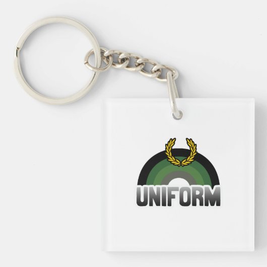 Uniforme trots sleutelhanger (Voorkant)