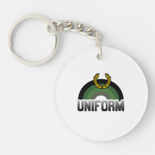 Uniforme trots sleutelhanger