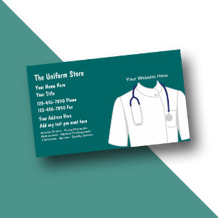 Uniforme Visitekaartjes voor werkbenodigdheden