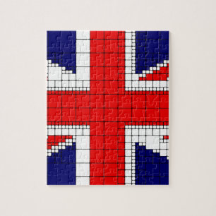 Unijack flag uk patriotic legpuzzel