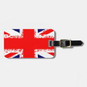 Unijack london flag uk bagagelabel (Voorkant horizontaal)