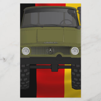 Unimog German Flag Briefpapier