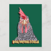 Unimpressed Barred Rock Hen Briefkaart (Voorkant)
