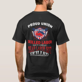 Union Brick Mason-shirt voor werk op straat T-shirt