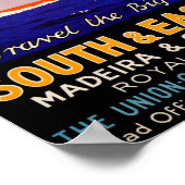 Union Castle ~ The Big Ship Way Poster (Hoek)