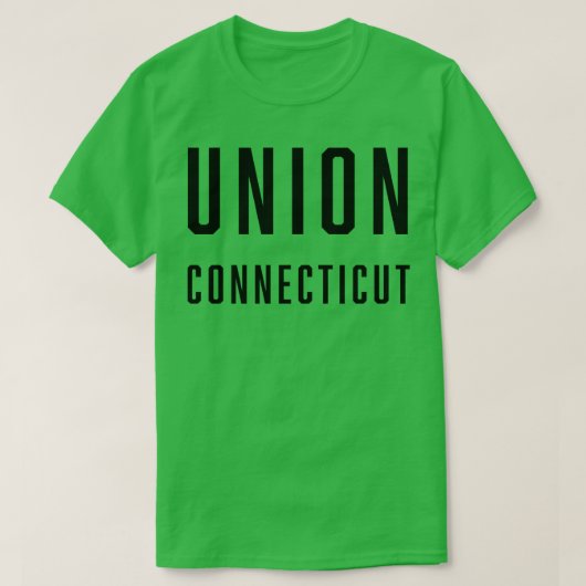 Union Connecticut T-shirt (Design voorkant)