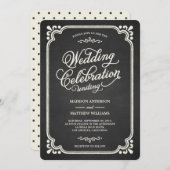 Union du tableau de bord | Faire-part de mariage (Devant / Derrière)