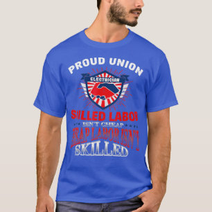 Union Electricia-shirt voor de arbeidsmarkt T-shirt