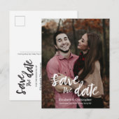 "Union Élégante" Faire-Part Moderne Personnalisé d (Devant / Derrière)