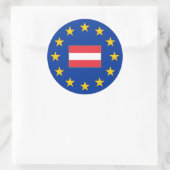 Union européenne Autriche Sticker rond (Sac)