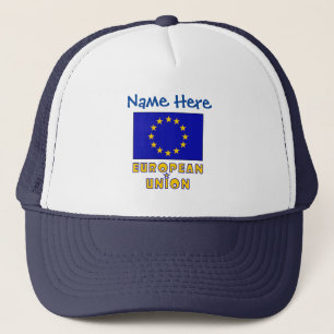 Union européenne et drapeau de l'UE Casquette de c