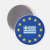 Union européenne Grèce Magnet (Recto/Verso)
