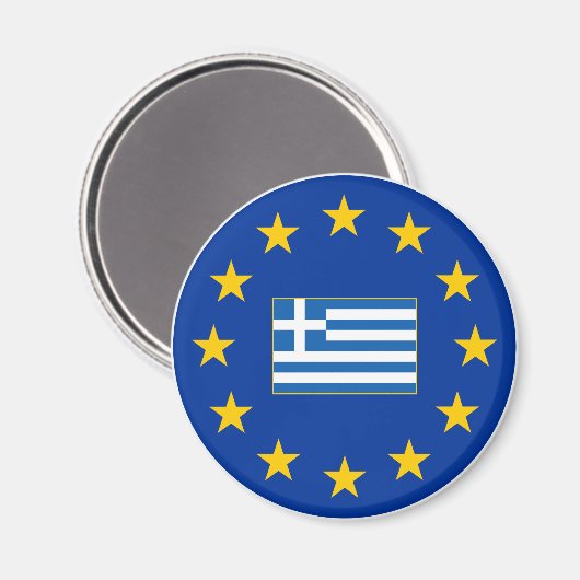Union européenne Grèce Magnet (Recto/Verso)