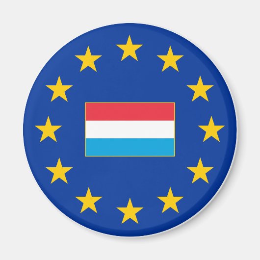Union européenne Luxembourg Magnet (Devant)