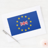 Union européenne Royaume-Uni Sticker rectangle (Enveloppe)