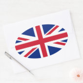 Union Flag Ovale Sticker (Envelop)