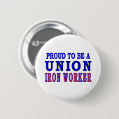 UNION IRON WORKER RONDE BUTTON 5,7 CM (Voorkant /achterkant)