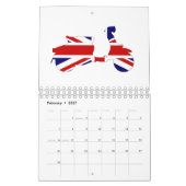 Union Jack 60s Motor Scooter Kalender (Feb 2027)