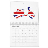Union Jack 60s Motor Scooter Kalender (Mar 2027)