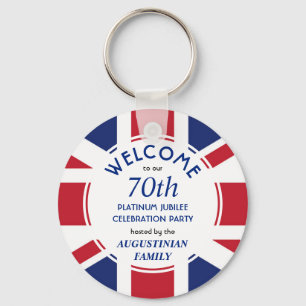 UNION JACK 70th Platinum Jubilee Celebration Sleutelhanger