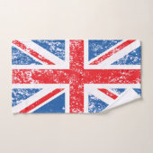 Union Jack affligé/drapeau (Serviette à main)