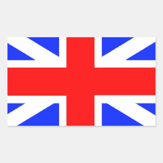 Union Jack Angleterre couleurs autocollants (Devant)