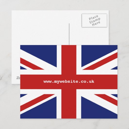 Union Jack Briefkaart (Voorkant / Achterkant)