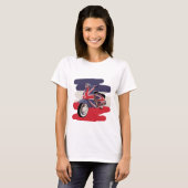 Union Jack Brit scooter T-shirt (Voorkant volledig)