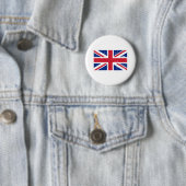 Union Jack British Flag Button (In situ)