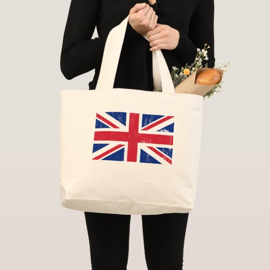 Union Jack British Flag Canvas tas (Voorkant (product))