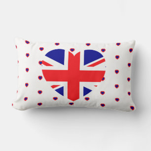 Union Jack British Flag England Red White Blue Kussen