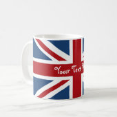 Union Jack British Flag Koffiemok (Voorkant links)