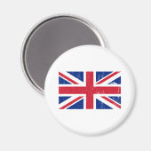 Union Jack British Flag Magnet Magneet (Voorkant / Achterkant)