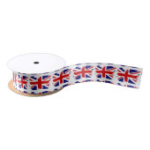 Union Jack British Flag met Grunge Lint (Spoel)