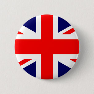 Union Jack British Flag Ronde Button 5,7 Cm
