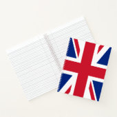 Union Jack ~ British Flag Spiral Notitieboek (Binnen)
