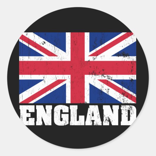 Union Jack British Flag Sticker (Voorkant)