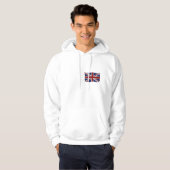 UNION JACK BRITISH FLAG Sweat - shirt à capuche pa (Devant entier)