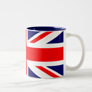 Union Jack British Flag Tweekleurige Koffiemok