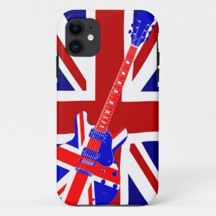 Union Jack British Guitar Art. 2 iPhone 11 Hoesje
