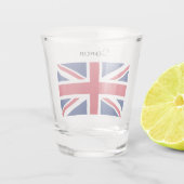 Union Jack Britse vlag UK 4Simon Shot glas (Achterkant)