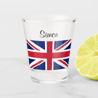 Union Jack Britse vlag UK 4Simon Shot glas