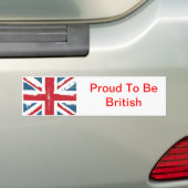 Union Jack Bumpersticker (Op auto)