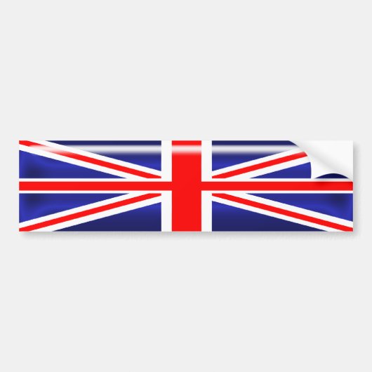 Union Jack Bumpersticker (Voorkant)