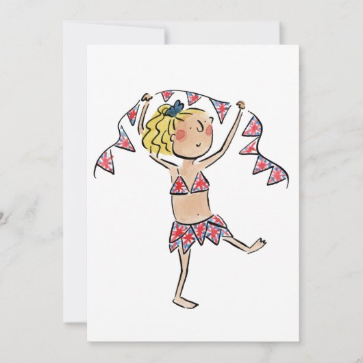 Union Jack Bunting Kaart (Voorkant)