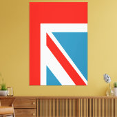 Union Jack Canvas Afdruk (Insitu (Woonkamer))